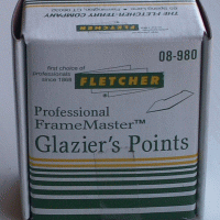 Fletcher 9.5mm Glazier Points (5000) for use with our Sprig Gun.